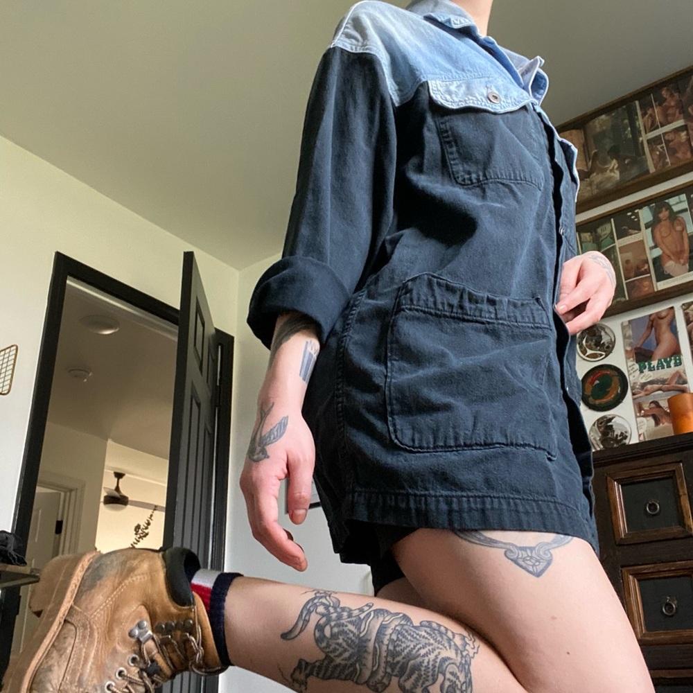 Vintage Levi Two Tone Button Down Shirt